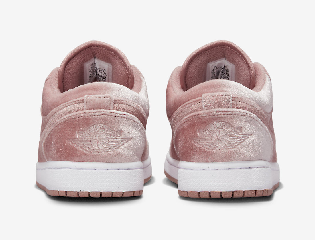 Air Jordan 1 Low Pink Velvet DQ8396-600 Release Date