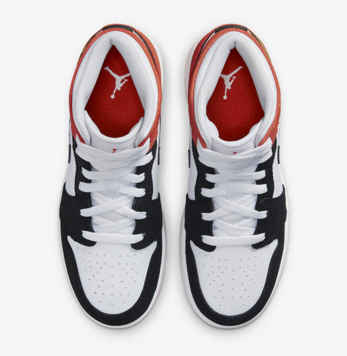 This Air Jordan 1 Mid Wraps The Swoosh in Overgrown Vines | Sneakers Cartel