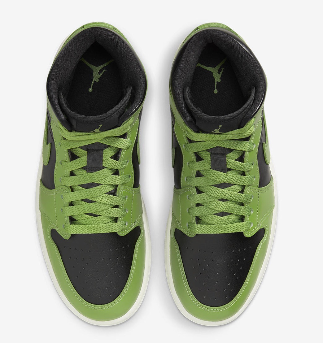 Air Jordan 1 Mid Green Black BQ6472-031 Release Date