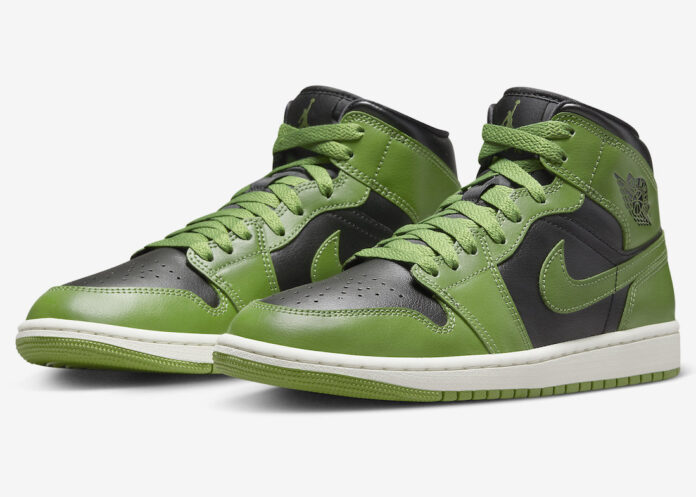 Air Jordan 1 Mid Green Black BQ6472-031 Release Date