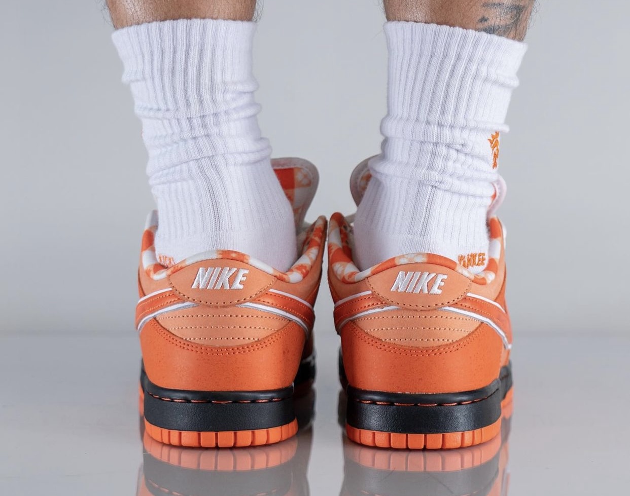 Concepts Nike SB Dunk Low Orange Lobster FD8776-800 Release Date On-Feet