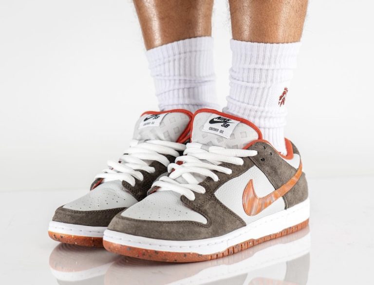 Crushed DC Skate Shop x Nike SB Dunk Low DH7782-001 Release Date | SBD