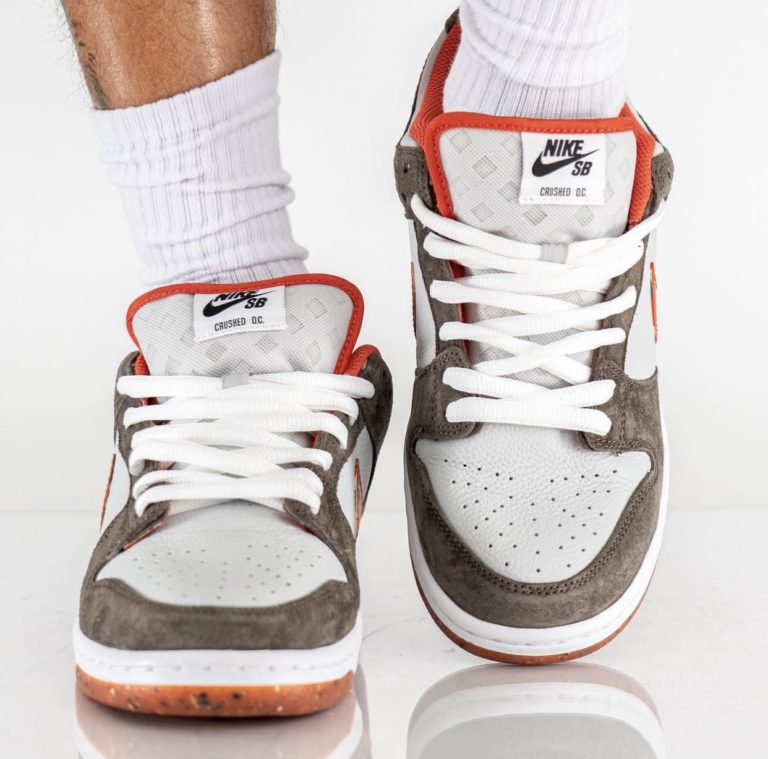Crushed DC Skate Shop x Nike SB Dunk Low DH7782-001 Release Date | SBD
