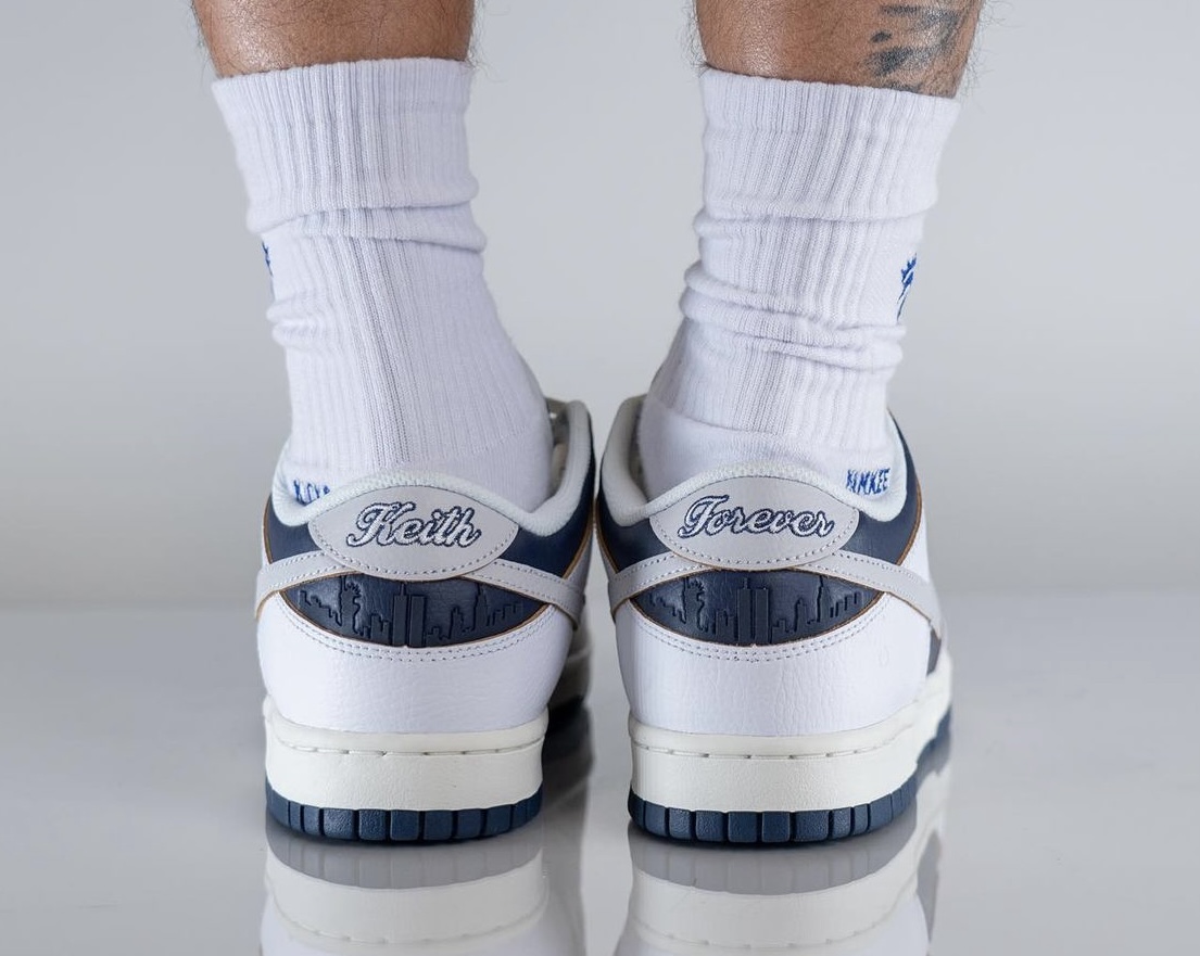 HUF Nike SB Dunk Low NYC FD8775-100 Release Date On-Feet