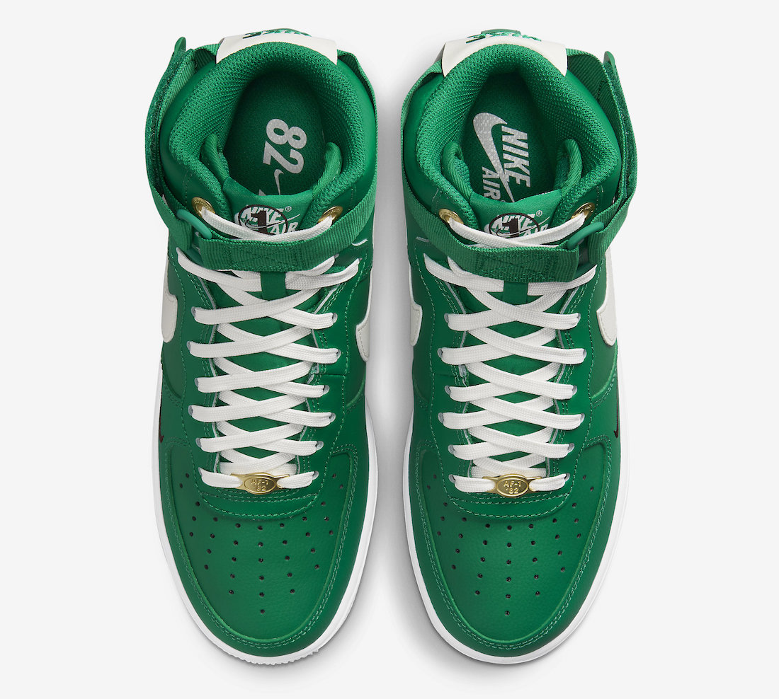 Nike Air Force 1 High Green White DQ7584-300 Release Date