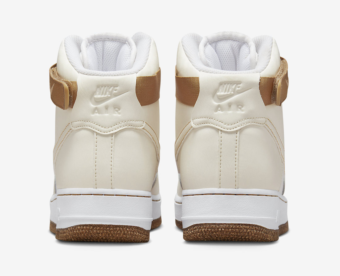 Nike Air Force 1 High Inspected By Swoosh Phantom White Elemental Gold DX4980-001 Release Date