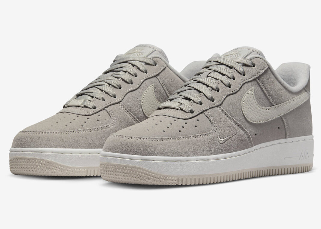 Nike Air Force 1 Low Grey Suede FB8826-001 Release Date