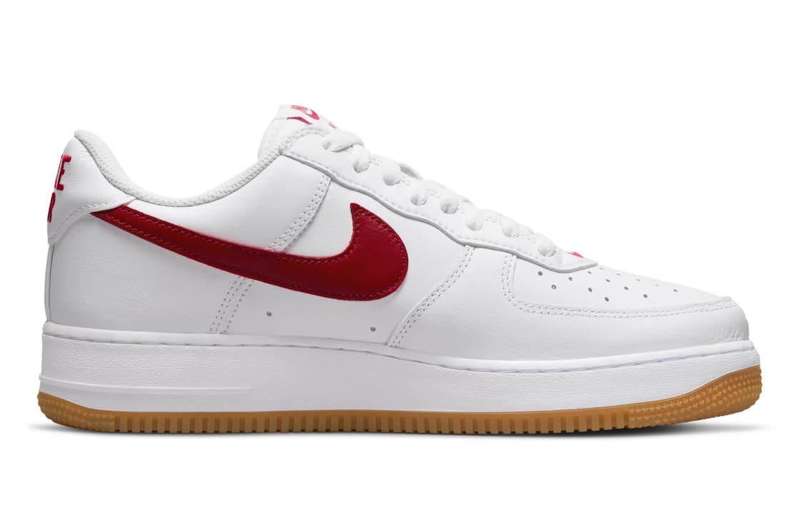 Nike Air Force 1 Low Since 82 White Red DJ3911-102 Release Date
