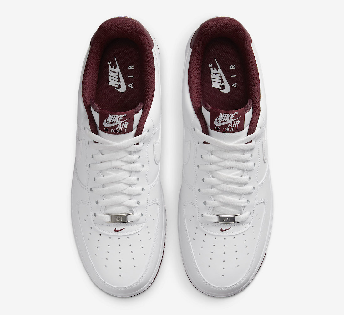 Nike Air Force 1 Low White Dark Beetroot DH7561-106 Release Date