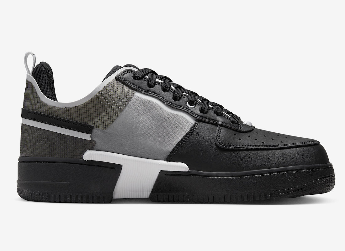 Nike Air Force 1 React Black White DM0573-002 Release Date