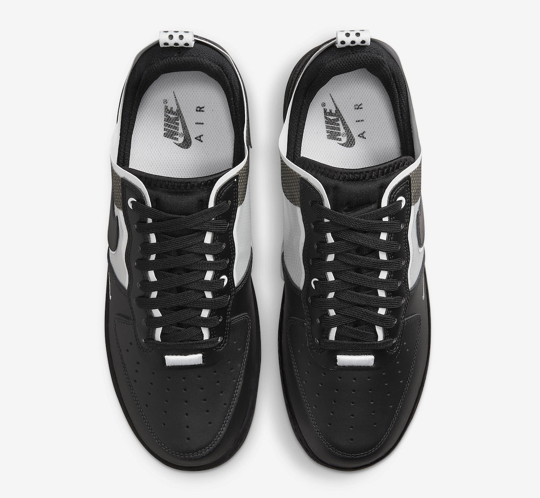 Nike Air Force 1 React Black White DM0573 002 Release Date 3