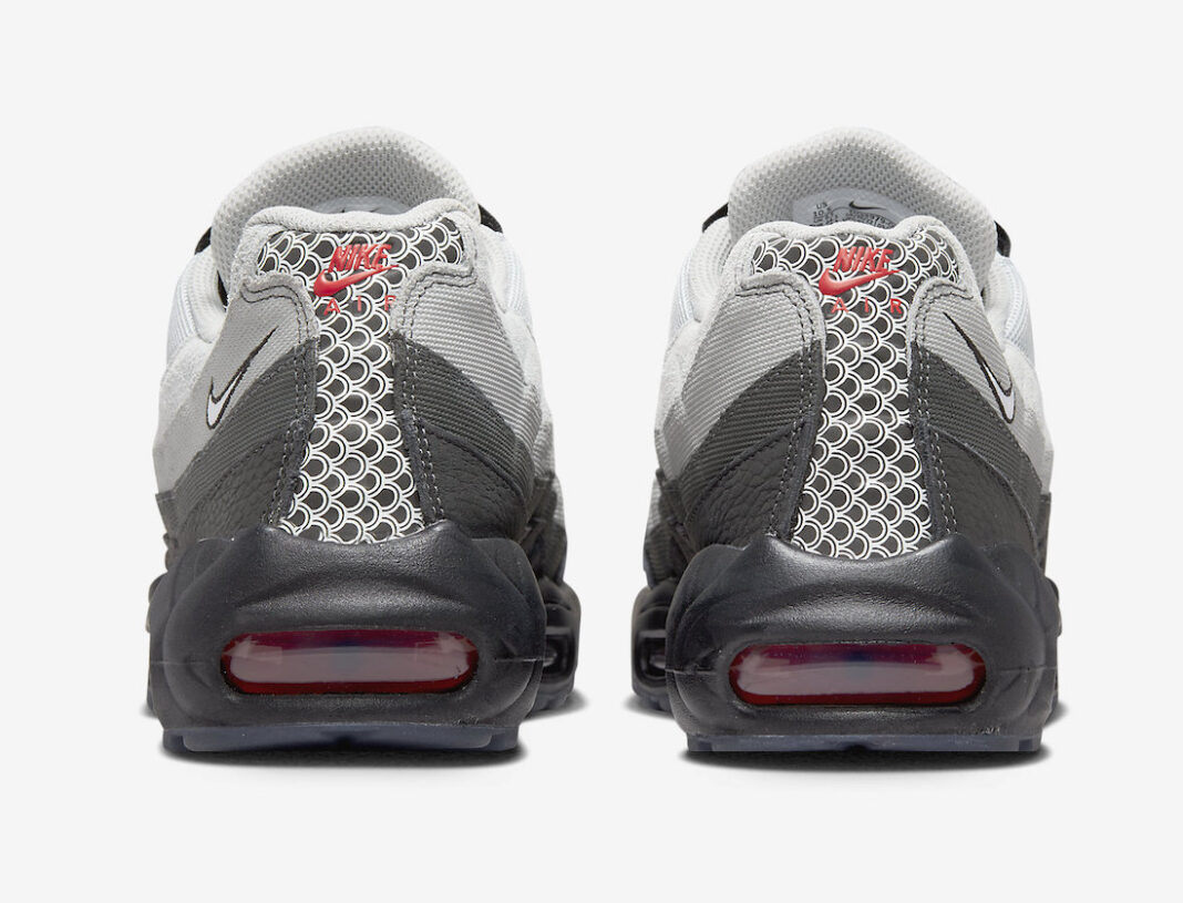 air max 95 black grey white