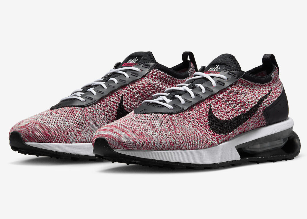 Flyknit racer 2025 white black red