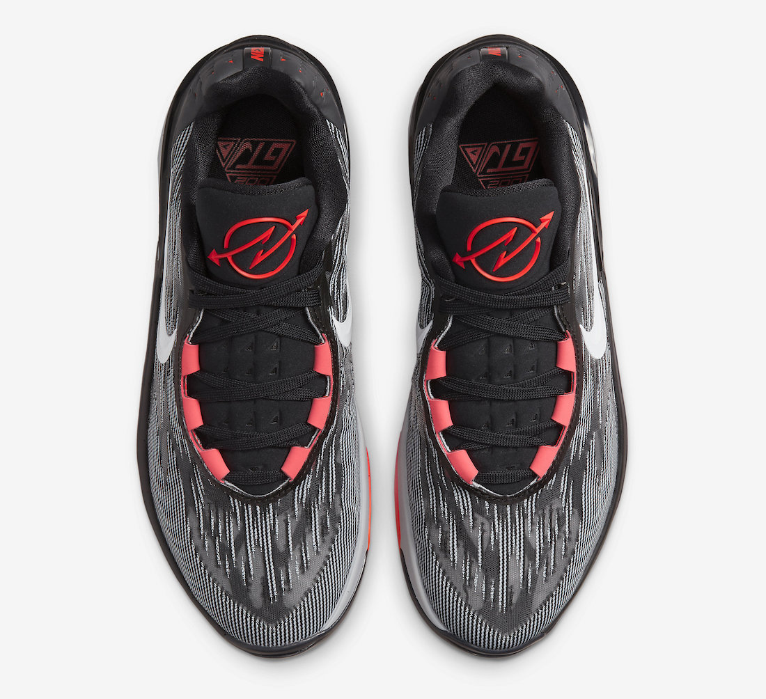 Nike Air Zoom GT Cut 2 Black White Anthracite Bright Crimson DJ6015-001 Release Date