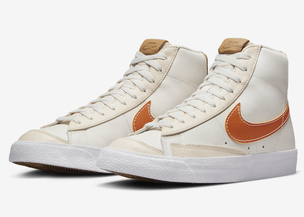 nike online Blazer Mid Phantom Hot Curry Pearl White DQ7674 001 Release Date 4 1068x762