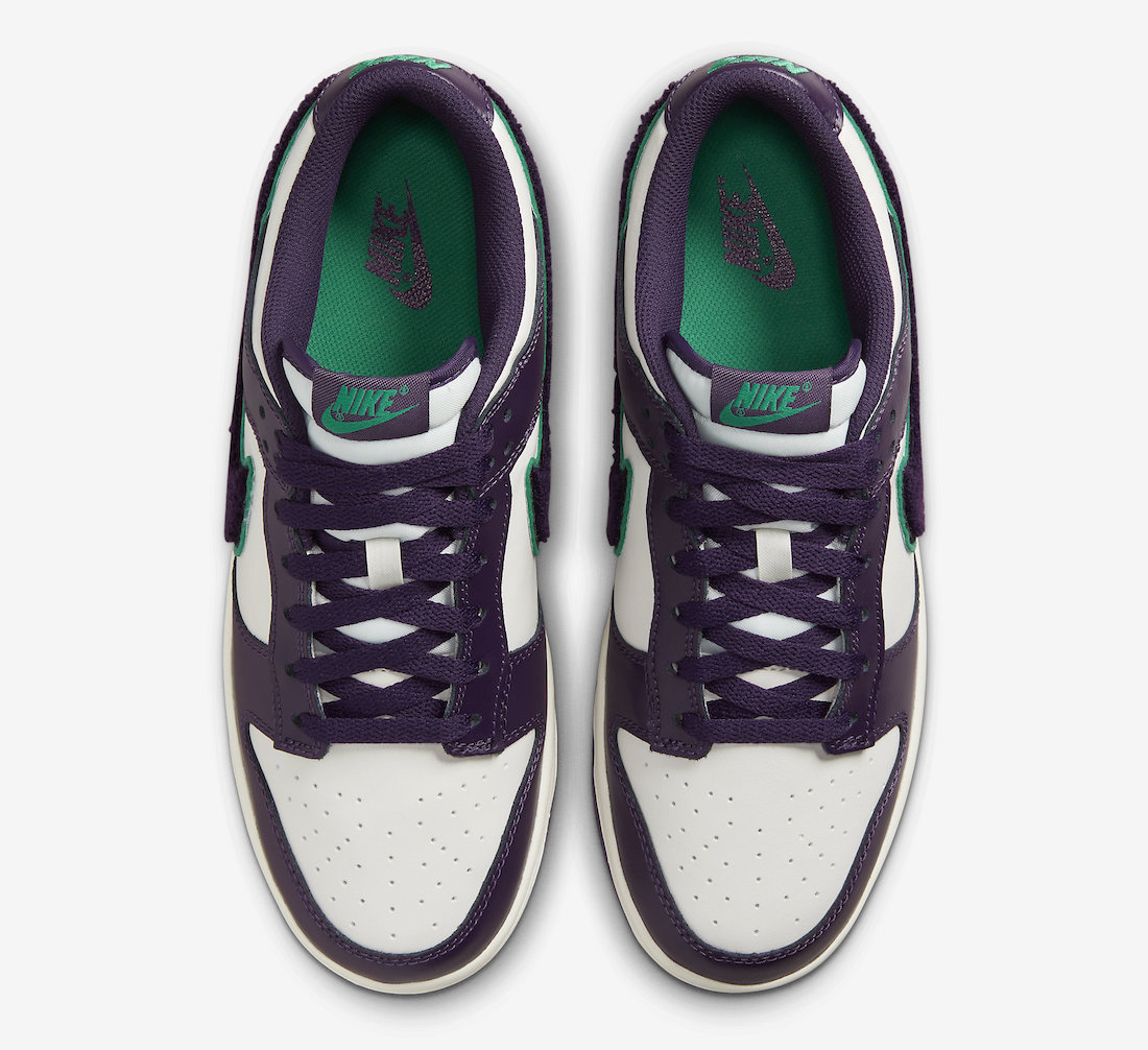 Nike Dunk Low Chenille Swoosh DQ7683-100 Release Date
