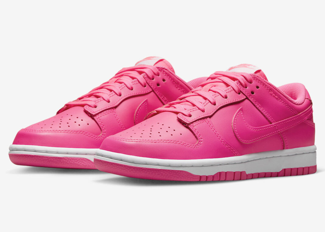 Nike Dunk Low Hot Pink DZ5196 600 Release Date 4 1068x762
