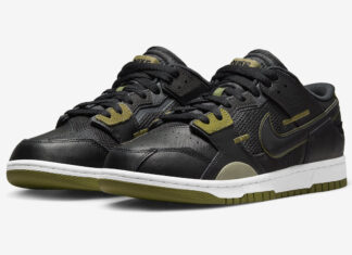 nike New Dunk Low Scrap Black Olive DM0128-001 Release Date