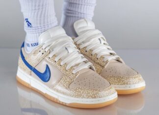 Nike Dunk Low Sesame DZ4853-200 Release Date On-Foot