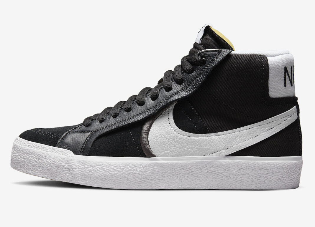Nike SB Blazer Mid Black White DR9144001 Release Date SBD
