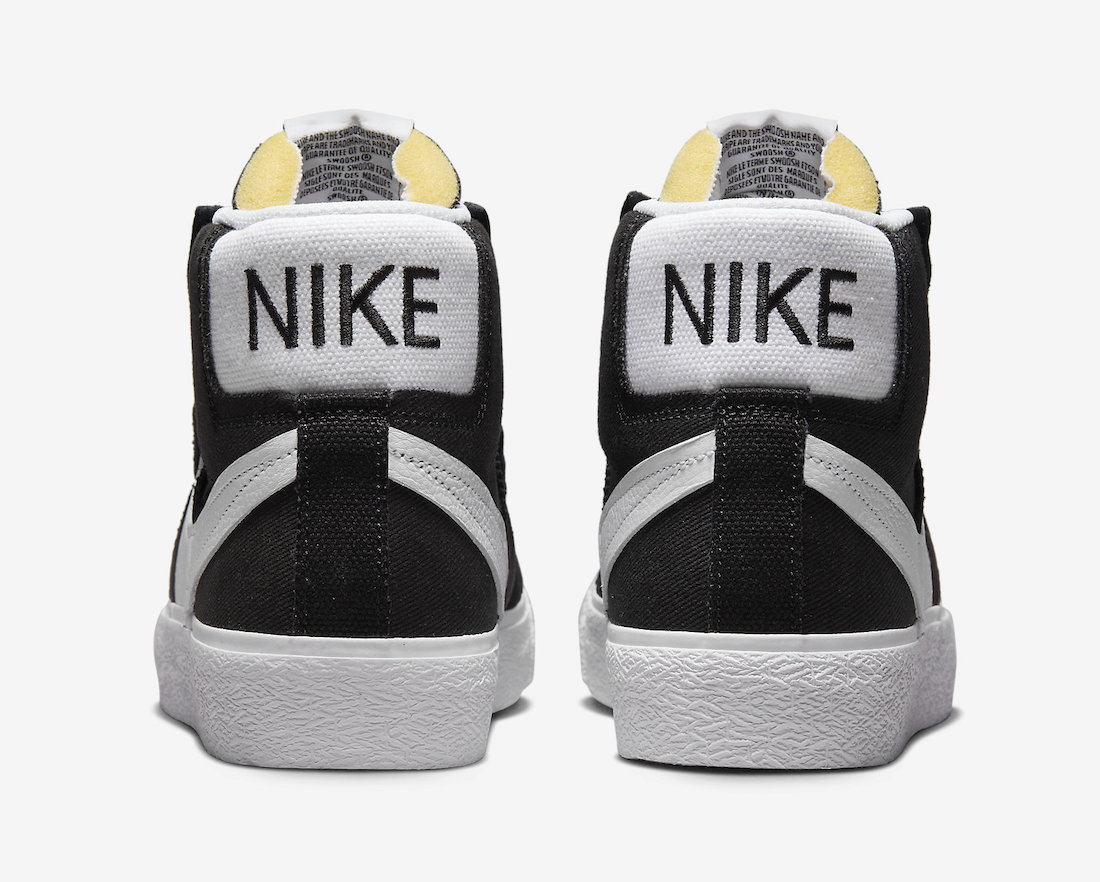 Nike SB Blazer Mid Black White DR9144-001 Release Date
