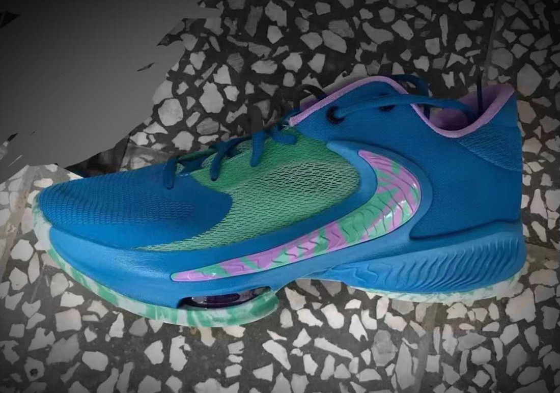 Nike Zoom Freak 4 Laser Blue Lilac Light Menta DJ6149-400 Release Date