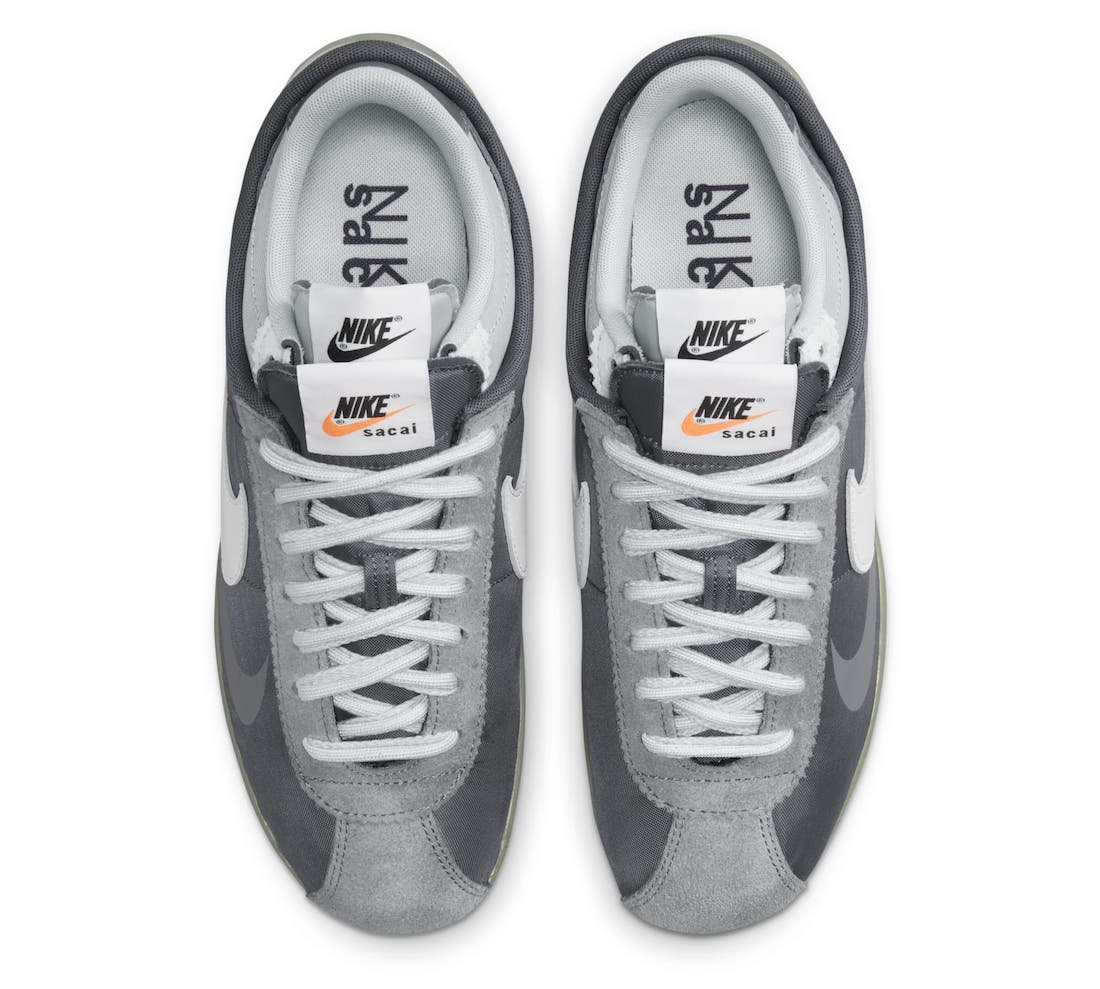 Sacai white nike sacai x Nike Cortez 4.0 OG DQ0581-100 Grey DQ0581-001 Release Date