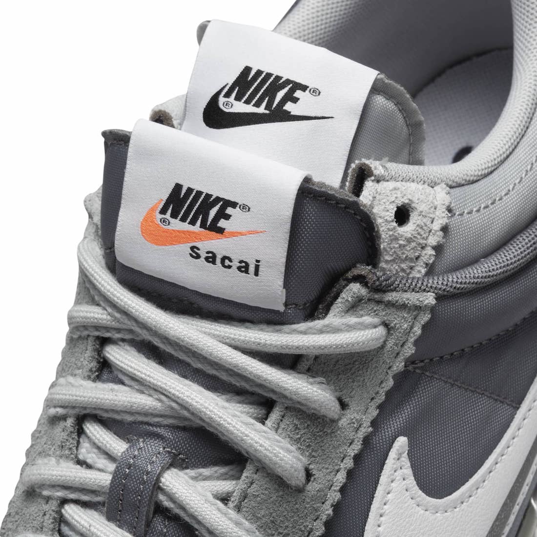 Sacai Nike Cortez Grey DQ0581 001 Release Date 8