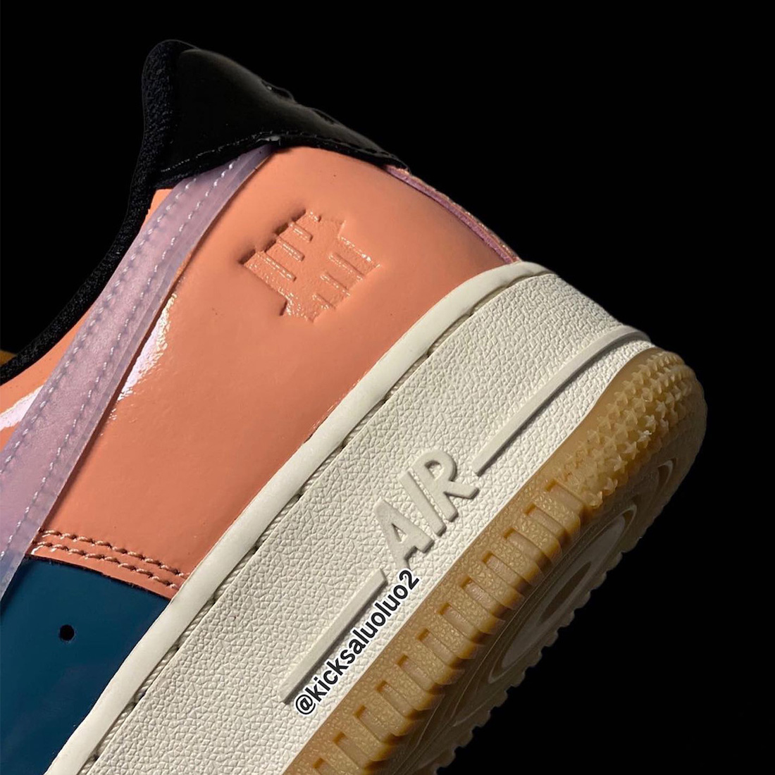 Undefeated Nike Air Force 1 Low Multi Color Patent Release Date