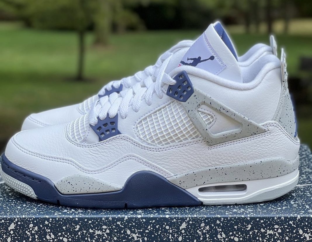 The Air Jordan 4 Midnight Navy is a Cement-Inspired Masterpiece ...