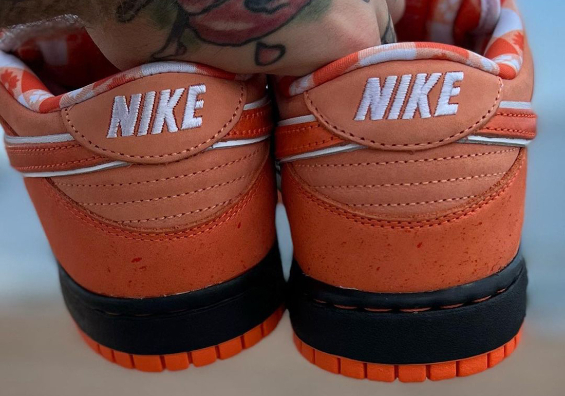 Concepts Nike SB Dunk Low Orange Lobster FD8776 800 In Hand 3