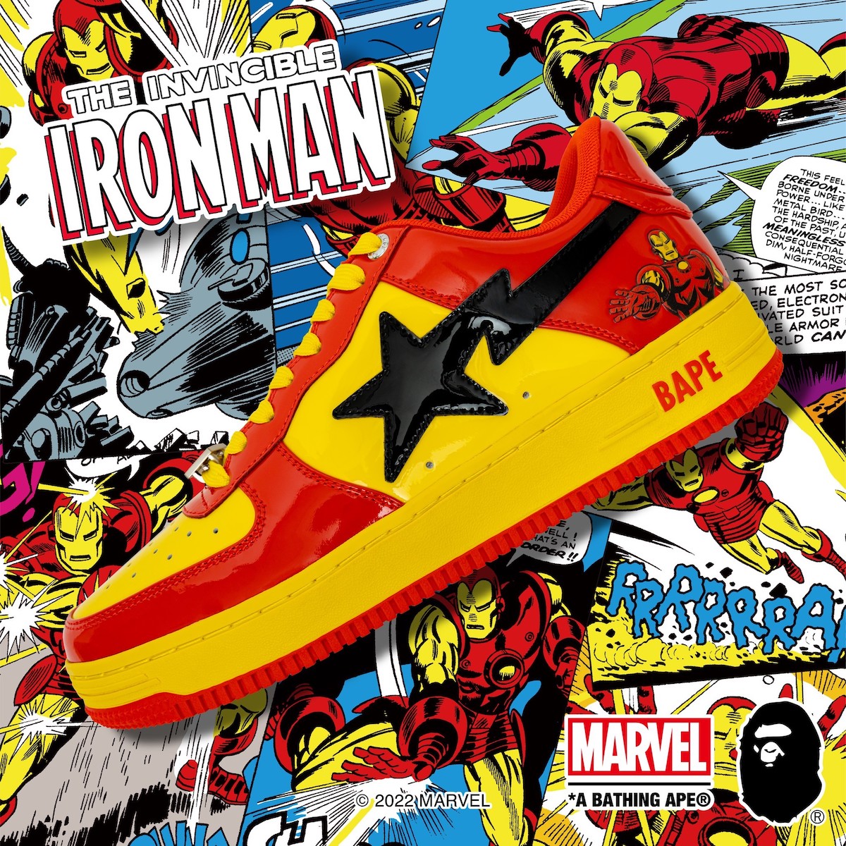 Marvel Bape Sta Iron Man Release Date