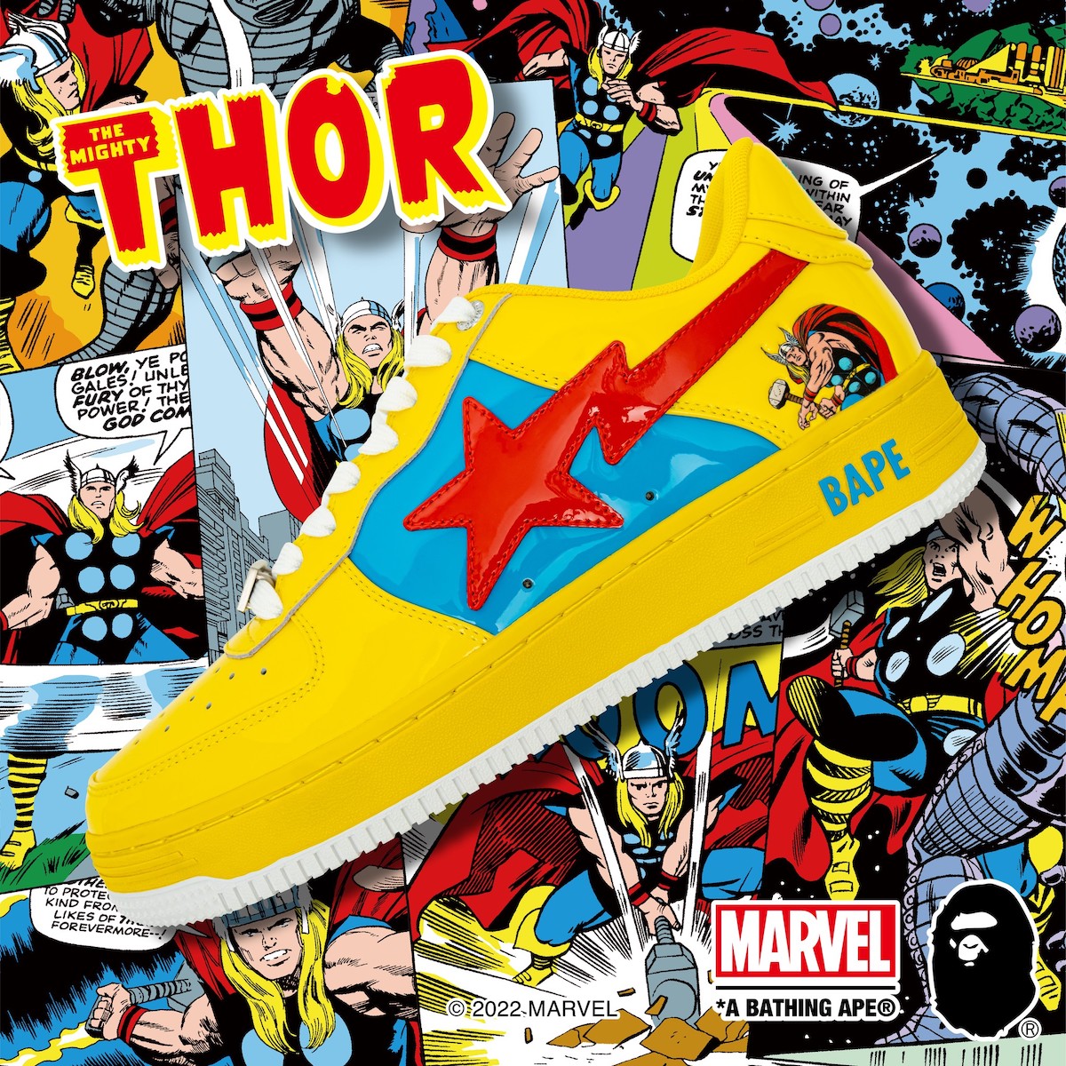 Marvel Bape Sta Thor Release Date