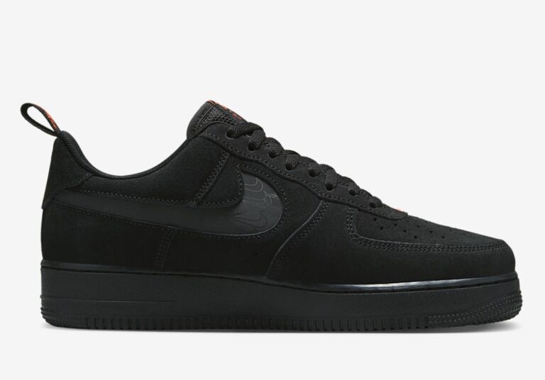 Nike Air Force 1 Low Black Orange DZ4514-001 - Fastsole