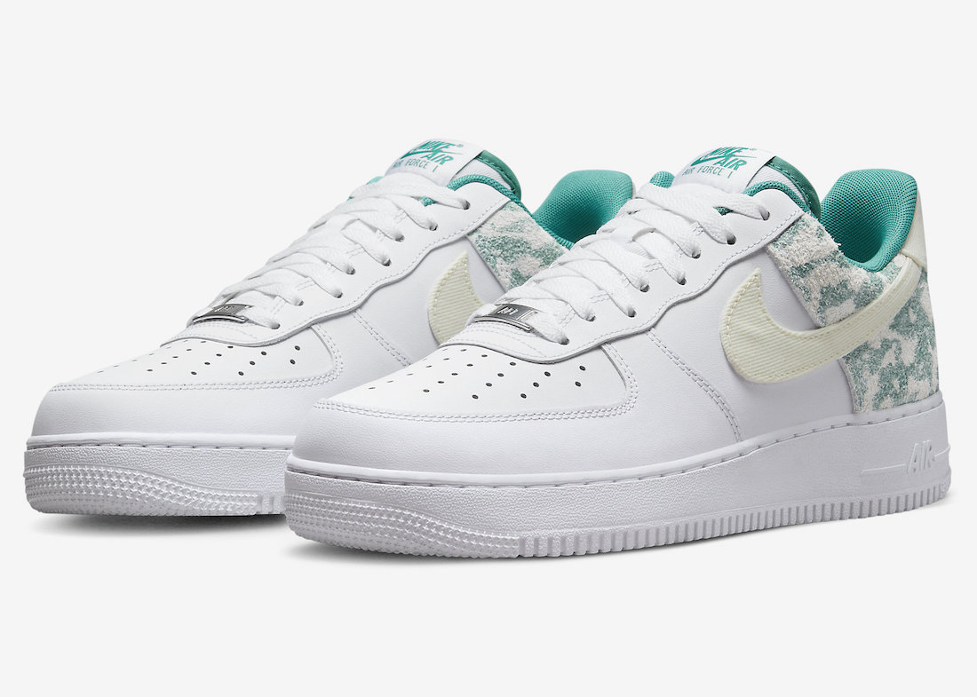 Nike Air Force 1 Low Coconut Milk Neptune Green DX3365-100 Release 