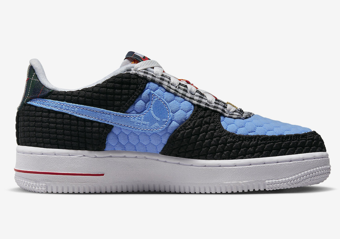 Nike Air Force 1 Low GS Multi Material DZ5302-001 Release Date