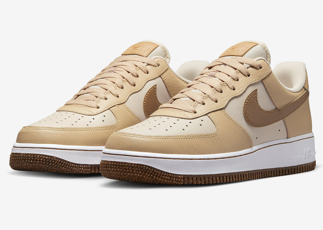 Nike Air Force 1 Low Pearl White Ale Brown Sesame DQ7660-200 Release Date