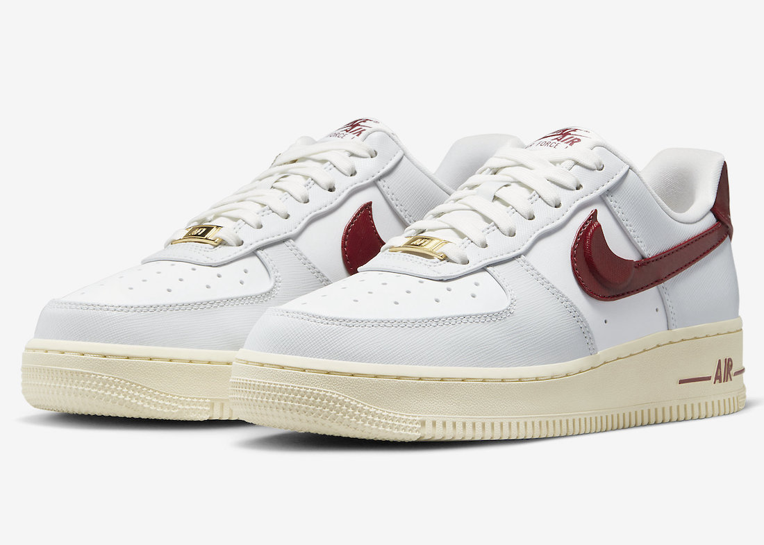 Nike Air Force 1 Low Photon Dust Team Red DV7584 001 Release Date 4