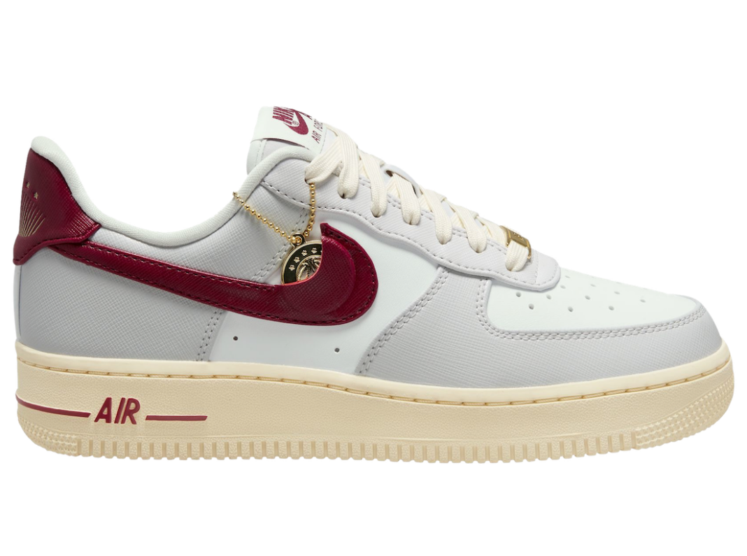 Nike Air Force 1 Low Photon Dust Team Red Summit White Muslin DV7584-001 Release Date