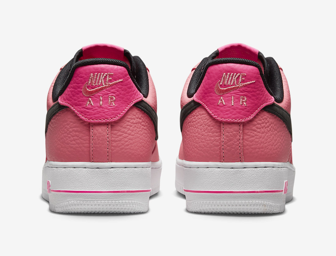 Nike Air Force 1 Low Pink Tumbled Leather DZ4861-600 Release Date