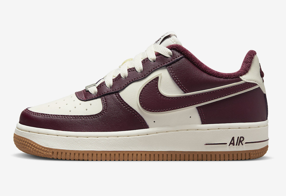 Nike Air Force 1 Low Team Red Gum DQ5972-100 Release Date