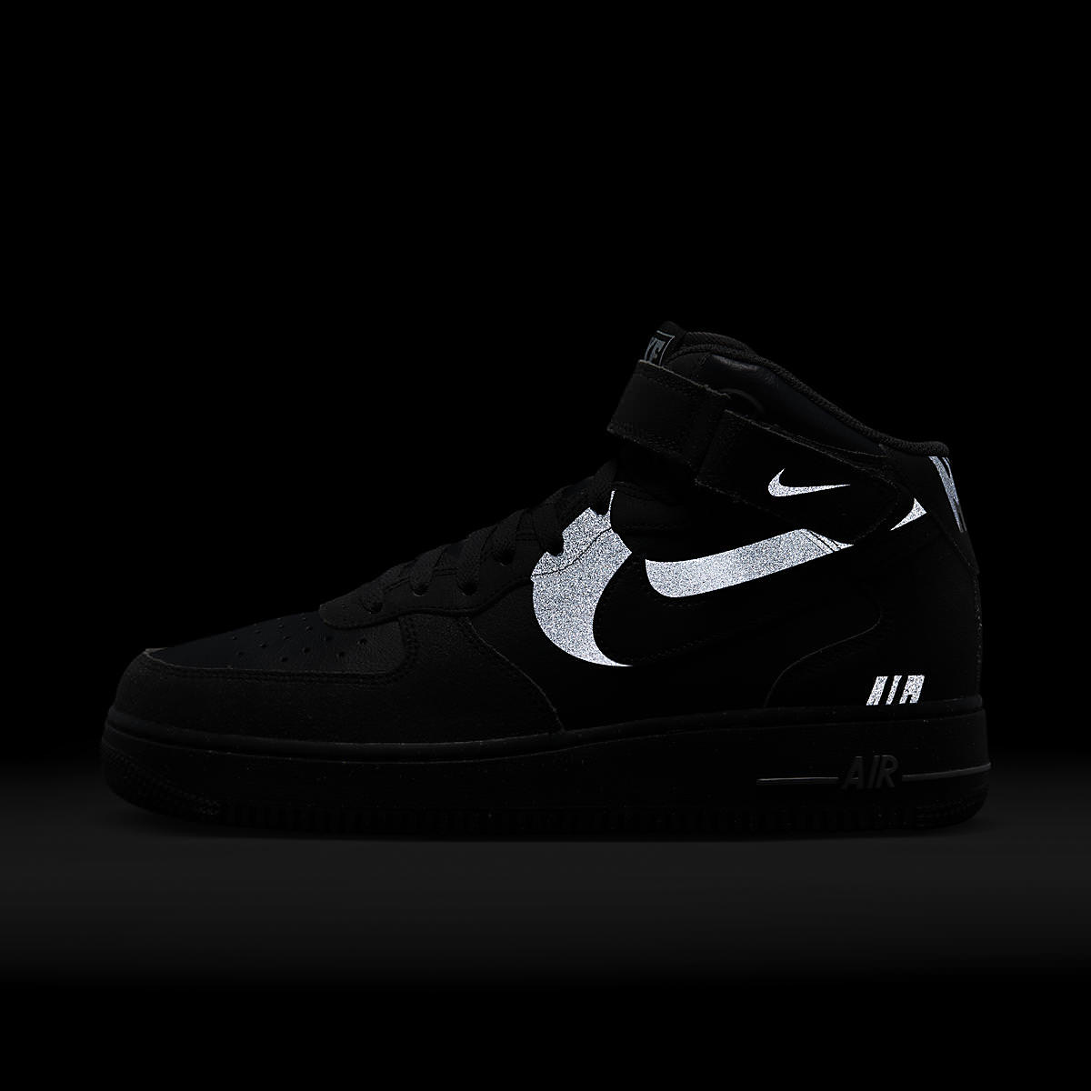 Nike Air Force 1 Mid Off Noir Black Light Smoke Grey DQ7666-001 Release Date