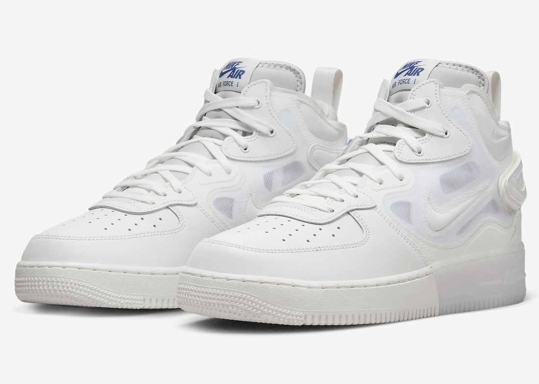 Nike Air Force 1 Mid React White DQ1872-101 Release Date