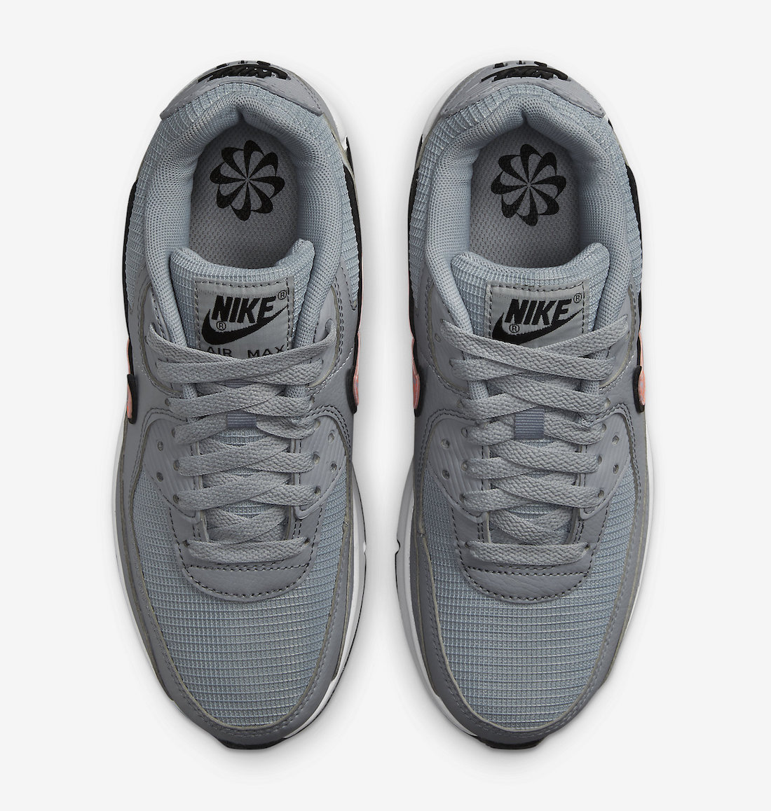 Nike Air Max 90 GS Grey Orange DZ5637-001 Release Date
