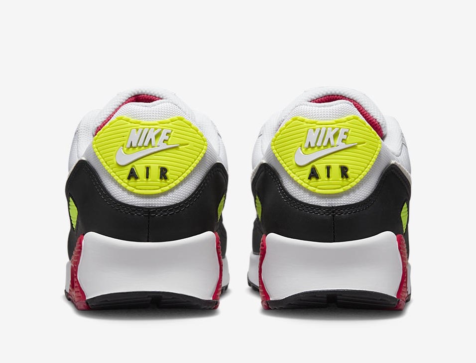 Nike Air Max 90 White Volt Rush Pink DQ4071 100 Release Date 4