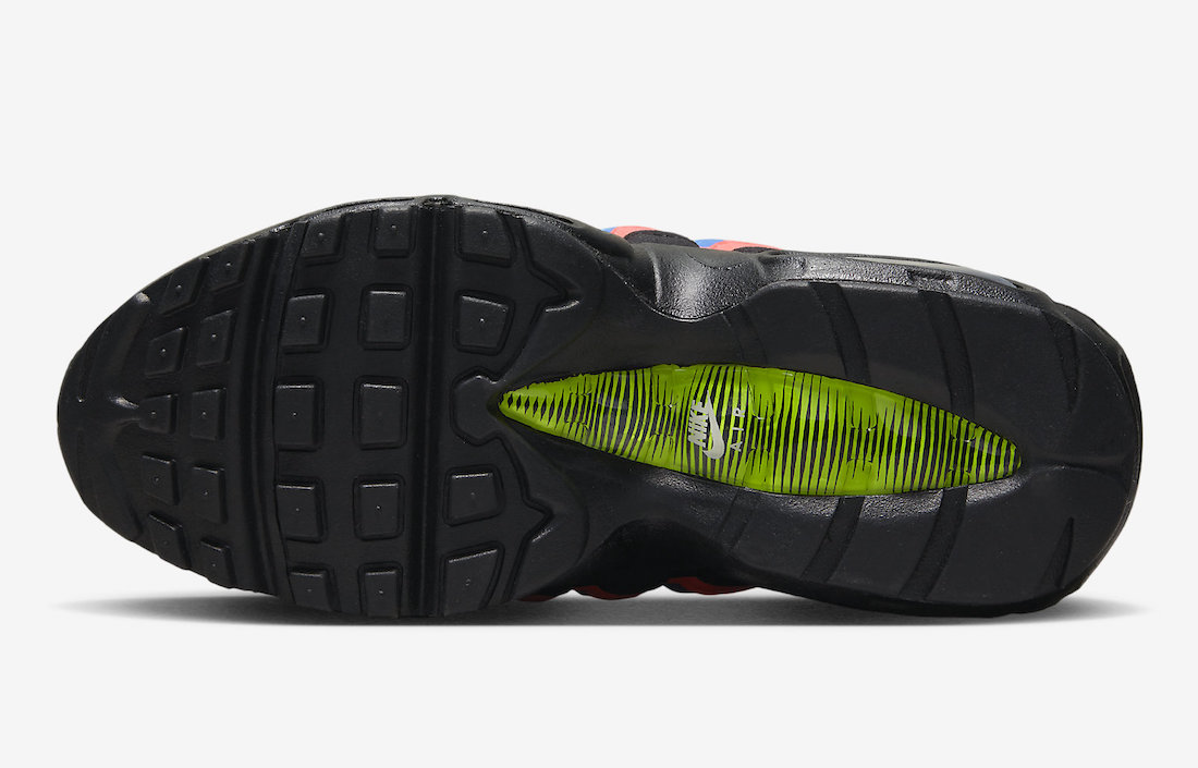 Nike Air Max 95 GS Black Neon Multi-Color DZ5635-001 Release Date