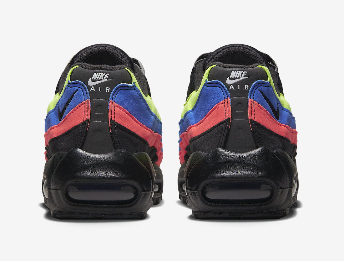 Nike Air Max 95 GS Black Neon Multi-Color DZ5635-001 Release Date