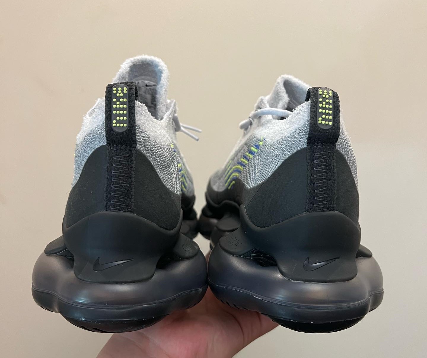 Nike Air Max Scorpion Wolf Grey Volt Dark Smoke Grey Release Date