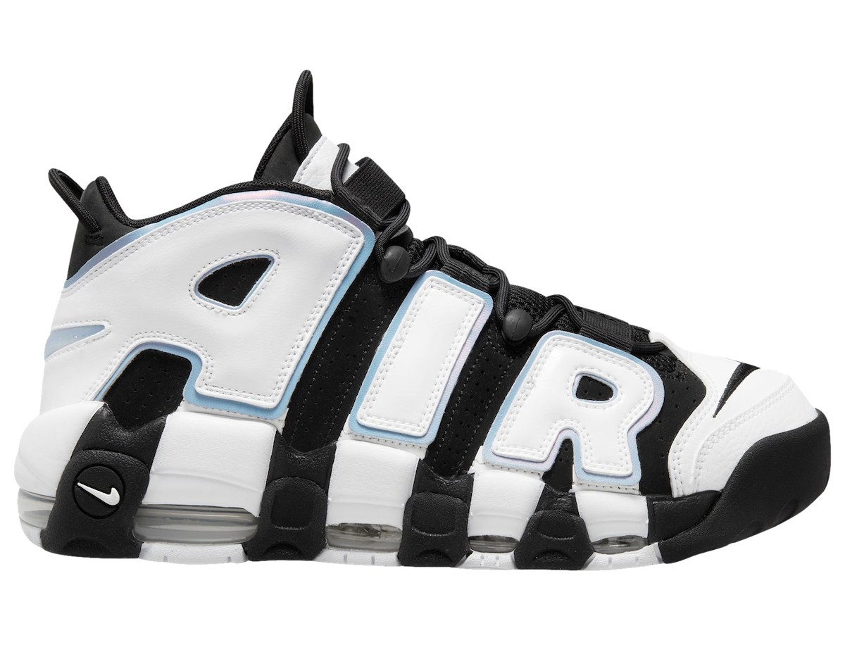 Nike Air More Uptempo Black White Cobalt Bliss DV0819-001 Release Date
