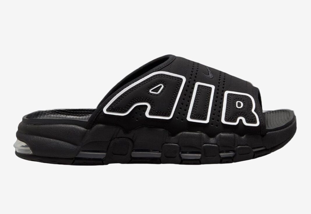 Nike Air More Uptempo Slide OG Black White Release Date